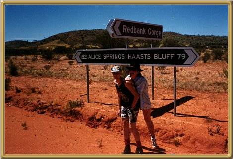 on the way to Redbank Gorge