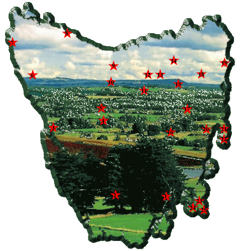 Map of Tasmania